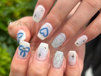 キルティング×ぷっくりネイル♪