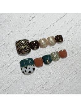 フェリーチェネイル(felice Nail)/フットシンプルデザイン