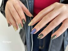 フェリークネイル(feerique nail)/デザインネイル/マグネット/圓山