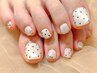 夏到来!!【オフ無料◆FOOT◆ 】フットネイル&角質つるつるかかとサービス