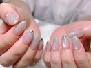 キラキラマグネットネイル