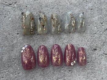 グロウ ネイル(GLOW×NAIL)/シンプル定額 2024年　1月