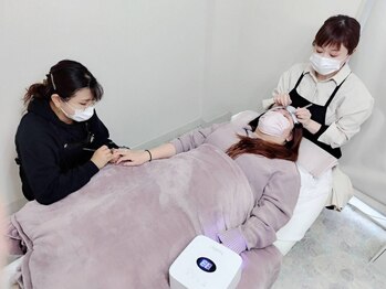 アイアイ 戸田公園店(eye eye)の写真/【高技術×時短】当店で完結！ネイル・まつ毛の同時施術でお忙しい方にもおすすめ♪