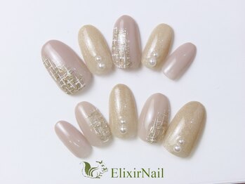 エリクサーネイル 渋谷(Elixir Nail)/定額aシンプル/クーポン使用