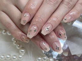 【Ayaka】クリアベージュネイル