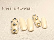 プレス ネイルアンドアイラッシュ(PRESS NAIL&EYELASH)/【ハンド】定額※オフ込￥12800