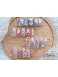 桜ネイル　マグネットネイル
