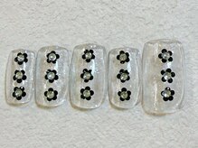 ネイルビート(NAIL BEAT)/ホロフラワーネイル　クリア