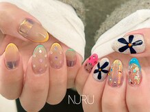 ヌル ネイル 新宿(NURU NAIL)/個性派/フレンチ/ミラー