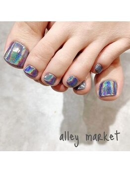 アリーマーケット(ALLEY MARKET)/ユニコーンFOOTジェルネイル