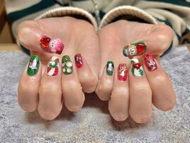 クリスマスネイル