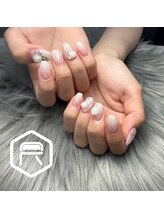 レディスペネイル ノウラ 名駅店(Redispe nail NouRa)/ホワイトネイル