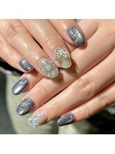 ネイルズ ヒマワリ(Nails Himawari)/【松田担当】持ち込みデザイン