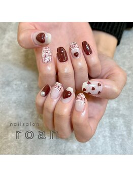 ロアンネイル(roan nail)/ハートツイード
