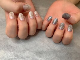 もやもやニュアンスネイル☆