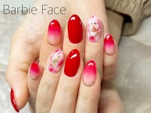 バービーフェイス 恵比寿(Barbie Face)/押し花とワイヤーー　ピンク