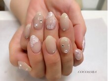 ココロバ ネイルアンドビューティーサロン(COCOLOBA)/フラワー/ミラー/ワンカラー