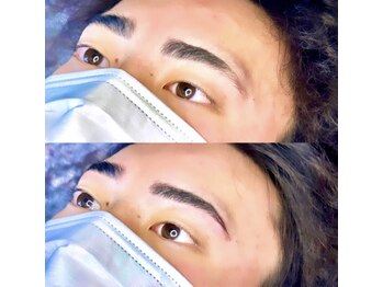 エイトブロウ 鈴鹿店(8BROW)/【メンズ眉毛】before after