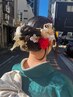 【女性】着物着付け&ヘアセット 訪問着¥12000 留袖¥13000 振袖¥16000  