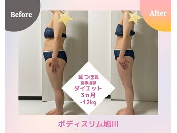 ボディスリム/耳ツボ『3カ月でー12kg』