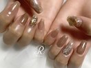 ピンクお任せネイル