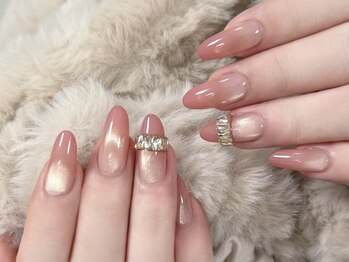 Best Nail 銀座店【ワンホンネイル・スカルプ・パラジェル・上品ジェルネイル】/マグネットベース+カラーグラ