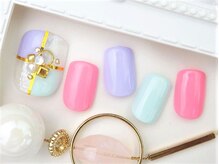 ネイルズガッシュ 蒲田西口店(NAILsGUSH)/＊パステルブロッキング＊