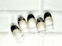 ライト ネイルズ ニシノミヤ(light nails NISHINOMIYA)/レオパード☆