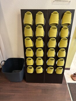 げんき堂整骨院 ゲンキプラス 鶴見駅前(GENKI Plus)/スリッパの消毒管理