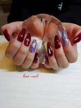 カオ ネイル(kao nail)/ワンカラー+長さ出し２本
