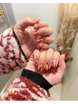 ユージューネイルルーム(UJU nail room)/ニュアンスミラーアート