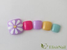 エリクサーネイル 神田(Elixir Nail)/フットやり放題/クーポン使用