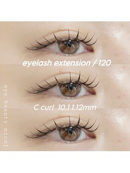 アイビューティーニコル 和歌山市店(eye beauty nicol)/フラットラッシュ/120本