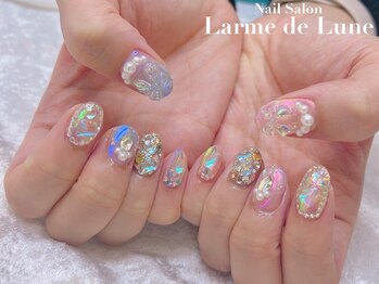 ラーム ド リュンヌ(Larme de Lune)の写真/【色混ぜOK☆】好みに合わせて無限の色調整が可能♪パーツの種類も豊富だから周りと差がつく指先に♪