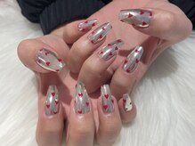 シェルネイル(SHELL NAIL)/ミラー/ハート/staff:Miyazaki
