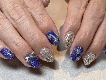 ラメワンカラー