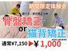 ☆初回1000円☆部分矯正&身体のチェック