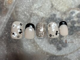 ホロお花ネイル