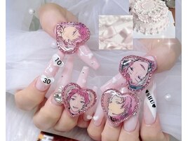 痛ネイル 3Dパーツ ロングネイル