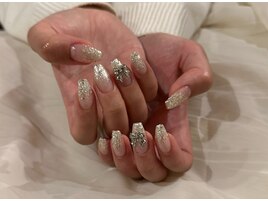 シルバーラメネイル