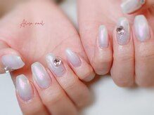 アリサネイル(ALISA NAIL)/ハートビジューネイル