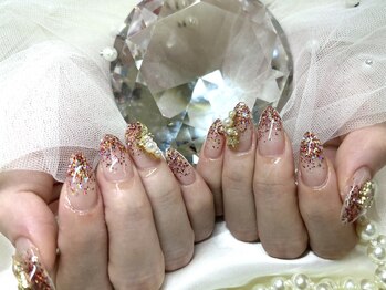 アンジュ(Ange)/【Miyu】ホリデーホロネイル