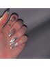 大人気!長さ出し込み+キラキラフラッシュネイルFLAS NAILwith extension