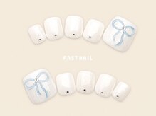 FAST NAIL 荻窪駅前店【パラジェル/ジェルネイル専門/定額/マグネット/フットネイル】/秋べっ甲/ミラーネイル【12350】