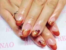 斜めフレンチネイル★大人女子