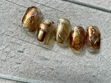 ミリネイルズ(milli nails)/オレンジゴールド