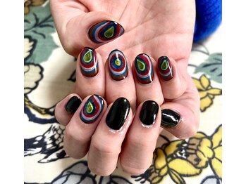 ブランシュ 藤沢(Blanche)/オーダーメイドネイル 黒