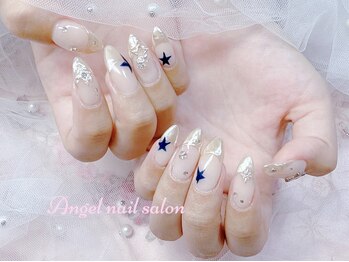 エンジェルネイルサロン(Angel nail salon)の写真/10本アート×10本長さだしスカルプ◇他の人と差を付けたいなら！理想のデザインをご提供♪持ち込みOK