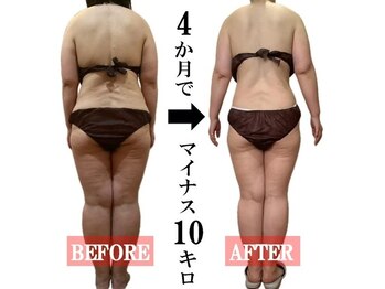 サロン ド グロウ 札幌店/4ヶ月でマイナス10kg!