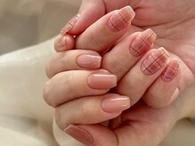 ネイルサロン モネ(Monet)/チェックネイル